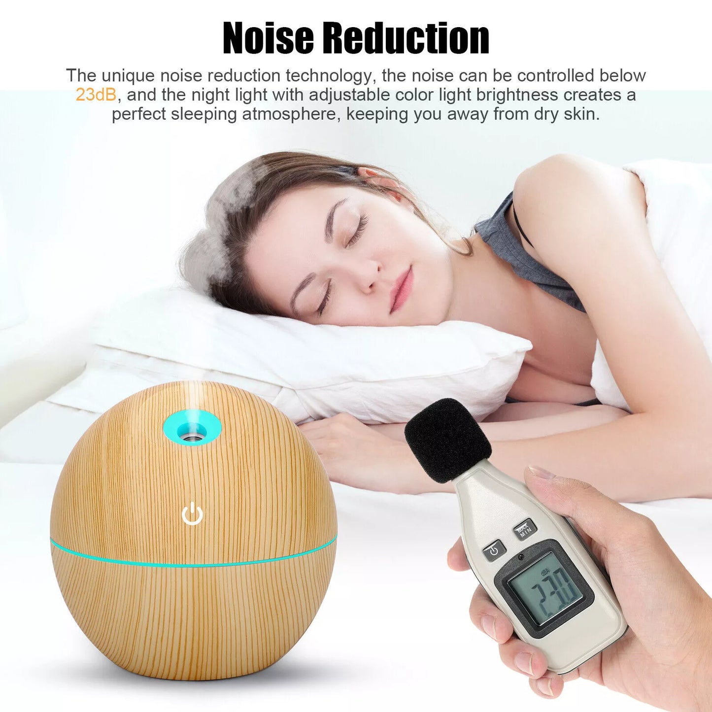 USB Aroma Humidifier Essential Oil Diffuser