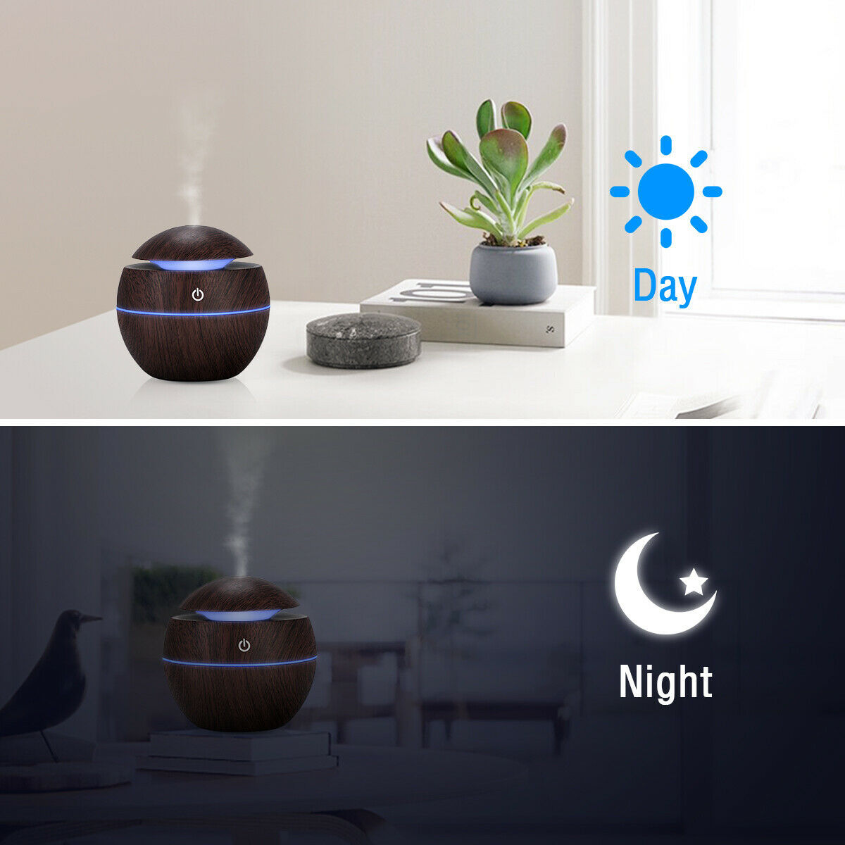 USB Aroma Humidifier Essential Oil Diffuser