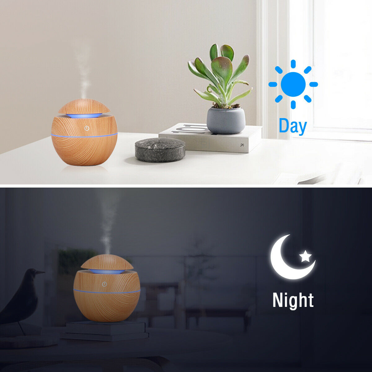 USB Aroma Humidifier Essential Oil Diffuser