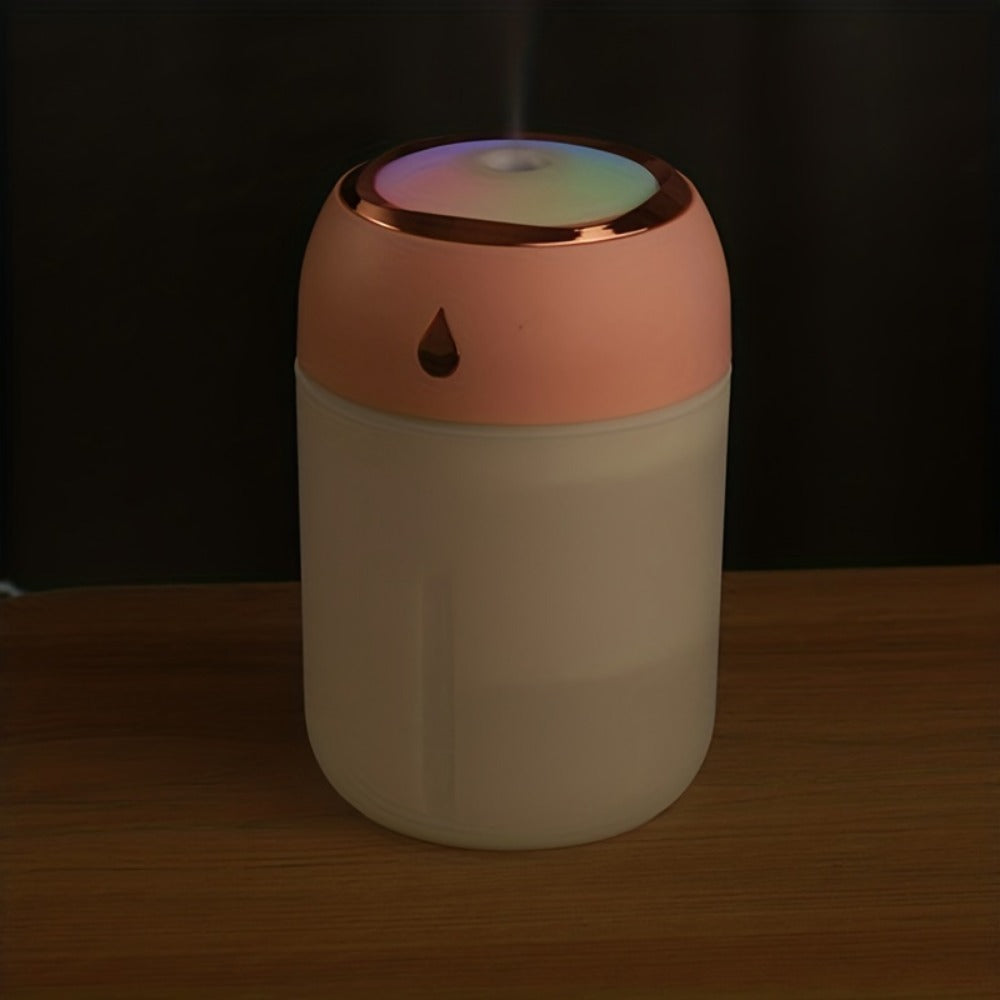 Portable Mini Humidifier 220ml Small Cool Mist Humidifier USB Personal Desktop Humidifier For Bedroom Travel Office Home